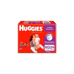 FRALDA HUGGIES SUPREME CARE ROUPINHA XG COM 24UN