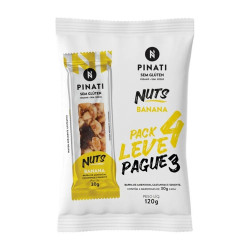 CEREAL PINATI NUTS BANANA LV4 PG3 COM 30G CADA