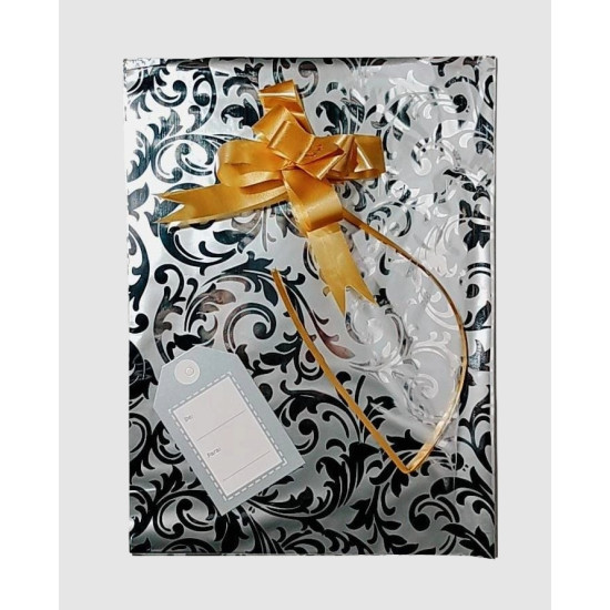 SACO PRESENTE CASUAL MET COM LACO+CARTAO 25X37CM REF:3