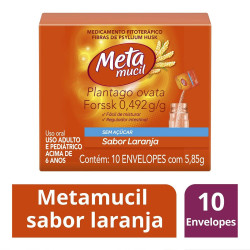 METAMUCIL LARANJA COM 10 SACHES