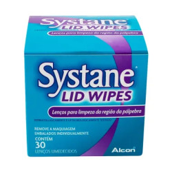SYSTANE LID WIPES COM 30 LENCOS UMED