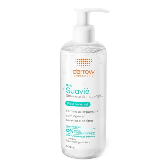 SUAVIE SABONETE LIQUIDO DARROW PELE SENSIVEL C/400ML