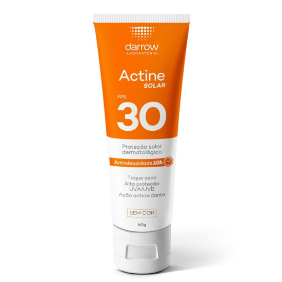 ACTINE PROTETOR SOLAR ANTIOLEOSIDADE TOQUE SECO FPS30 40G