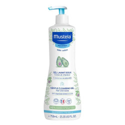 GEL LAVANTE MUSTELA SUAVE CORPO E CABELO BEBE 750ML