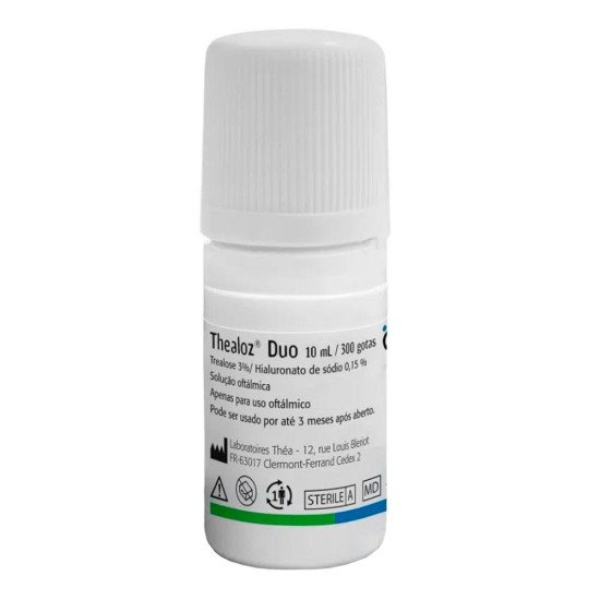 THEALOZ DUO 3G + 0,15G SOL OFT C/10ML
