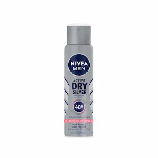 DESODORANTE AEROSOL SOL NIVEA MEN ANTIBAC SILVER PROTECT 150ML