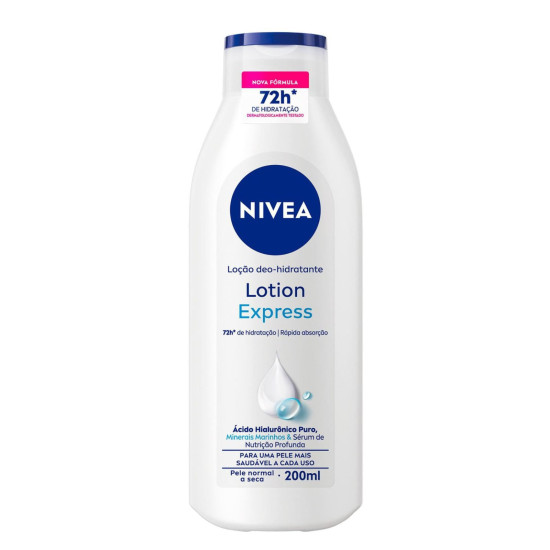 LOCAO HIDRATANTE NIVEA PELE NORMAL LOTION 200ML