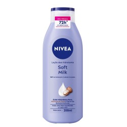 LOCAO HIDRATANTE NIVEA SOFT MILK PELE SECA 200ML