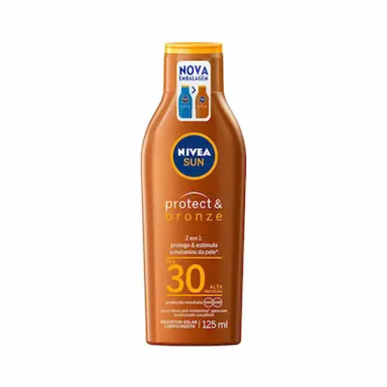 PROTETOR SOLAR NIVEA PROTECT E BRONZE FPS30 125ML