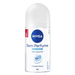 DESODORANTE ROLLON NIVEA FEM SENSIVITE E PURE 50 ML