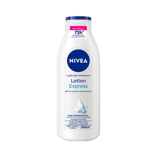 LOCAO HIDRATANTE NIVEA PELE NORMAL LOTION 200ML