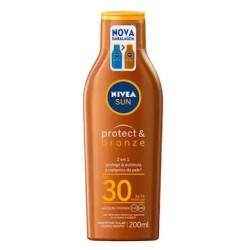 PROTETOR SOLAR NIVEA PROTECT E BRONZE FPS30 200ML