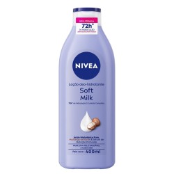 LOCAO HIDRATANTE NIVEA SOFT MILK PELE SECA 400ML