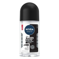 DESODORANTE ROLLON NIVEA MEN INVISIBLE BLACK WHITE 50ML