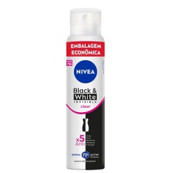 DESODORANTE AEROSOL SOL NIVEA FEM INVISIBLE BLACK WHITE 200ML