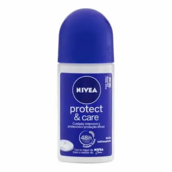 DESODORANTE ROLLON NIVEA FEM PROTECT E CARE 50ML