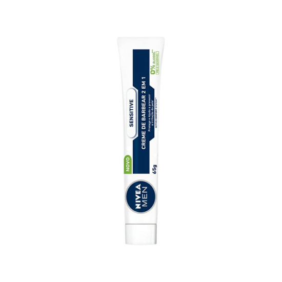CREME BARBEAR NIVEA MEN 2EM1 SENSITIVE 65G