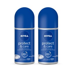 DESODORANTE NIVEA ROLLON PROTECTECARE 2X50ML 50% DESC