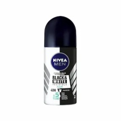 DESODORANTE ROLLON NIVEA MEN INVISI BLACK WHITE FRESH 50ML