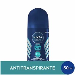 DESODORANTE ROLLON NIVEA MEN FRESH ACTIVE 50ML