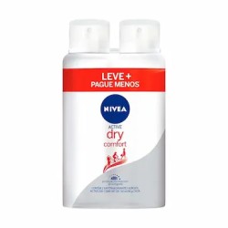 DESODORANTE AEROSOL SOL NIVEA FEM DRY COMFORT 2X150ML 50% DESC