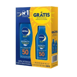 KIT PROTETOR SOL NIVEA SUN PROTECEHIDRAT FPS50 200ML + 100ML