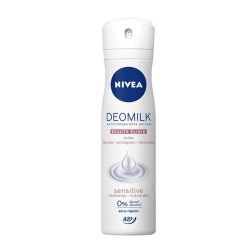 DESODORANTE AEROSOL SOL NIVEA DEOMILK BEAUTY ELIXIR SENSITIVE 150ML