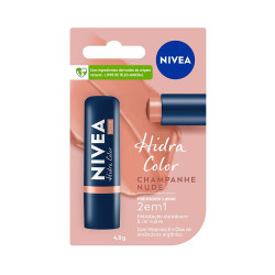 PROTETOR LABIAL NIVEA HIDRA COLOR NUDE 4,8G