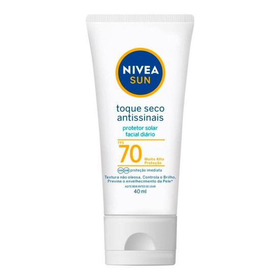 PROTETOR SOLAR NIVEA BEAUTY PELE OLEOSA FPS70 40ML