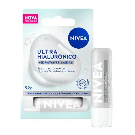 HIDRATANTE LABIAL NIVEA ULTRA HIALURONICO 5,2G