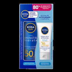 KIT NIVEA SUN PROTECT E HIDRATA FPS50+FACIAL FPS70
