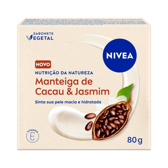 SABONETE NIVEA MANTEIGA DE CACAU E JASMIM 80G