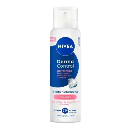 DESODORANTE AEROSOL NIVEA FEMININO DERMA CONTROL UNIFORMIZA 150ML
