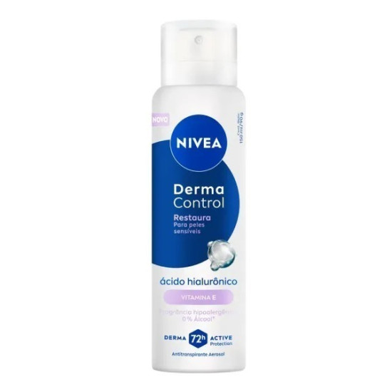 DESODORANTE AEROSOL NIVEA FEMININO DERMA CONTROL RESTAURA 150ML