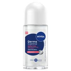DESODORANTE ROLLON NIVEA FEMININO DERMA CONTROL UNIFORMIZA 50ML