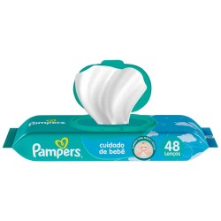 LENCO UMEDECIDO PAMPERS CHEIRINHO DE BEBE C/48 UND