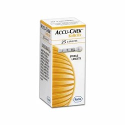 ACCU CHEK SOFTCLIX LANCETAS C/25 UND