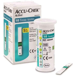 ACCU CHEK ACTIVE COM 10 TIRAS