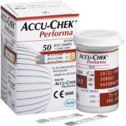 ACCU CHEK PERFORMA COM 50 TIRAS