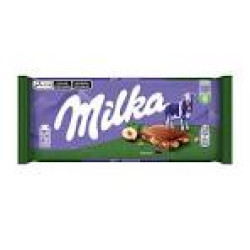 CHOCOLATE MILKA HAZELNUTS 100G