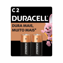 PILHA DURACELL C COM 2 UN