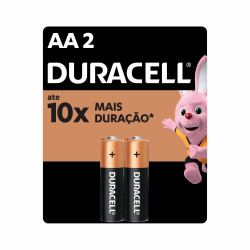 PILHA DURACELL AA COM 2 UND