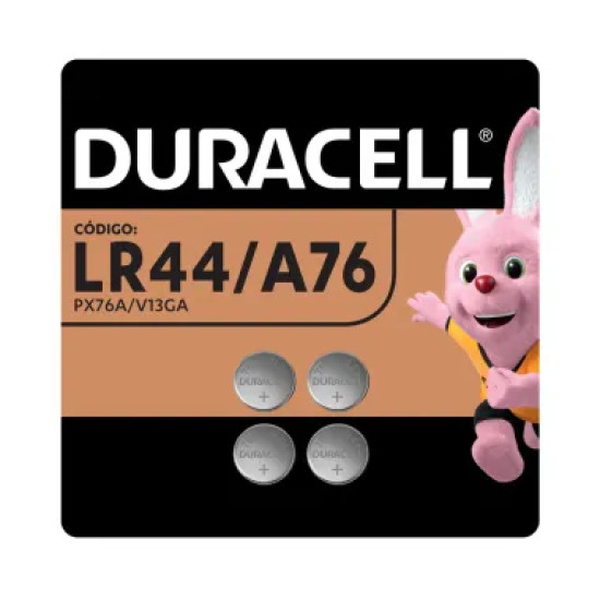 PILHA DURACELL ALCALINA LR44/A76 COM 4UNI
