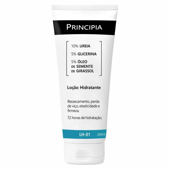 LOCAO HIDRATANTE PRINCIPIA 10%UREIA+5% GUICERINA+5%OLEO SEMENTE GIRASSOL 200ML