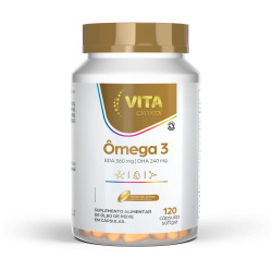POLIVITAMINICO VITACLINICAL OMEGA 3 OLEO DE PEIXE 120 CAPSULAS