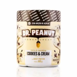 PASTA DE AMENDOIM DR.PEANUT COOKIES & CREAM 600G
