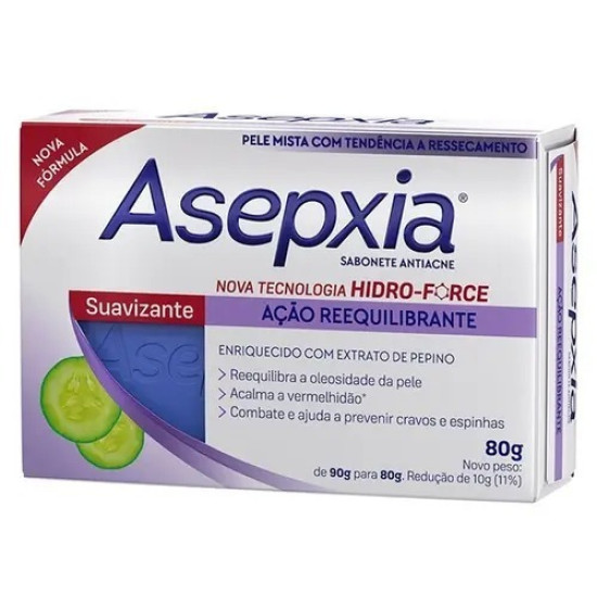 ASEPXIA SABONETE CREMOSO COM 80G
