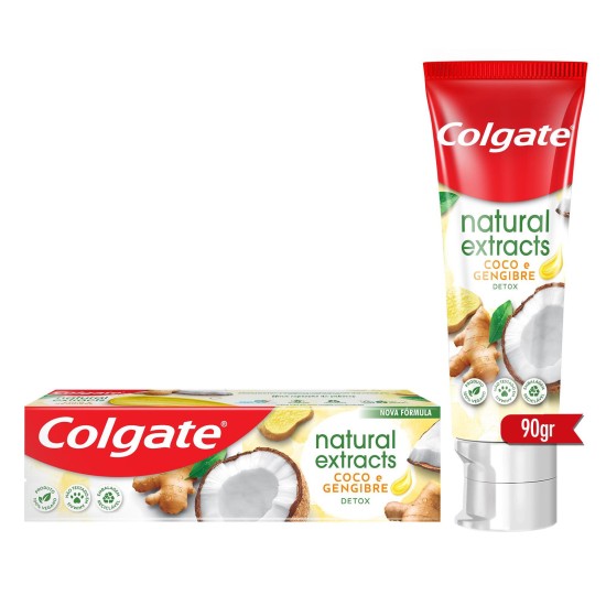 CREME DENTAL COLGATE NATURAL EXTRACTS DETOX 90G