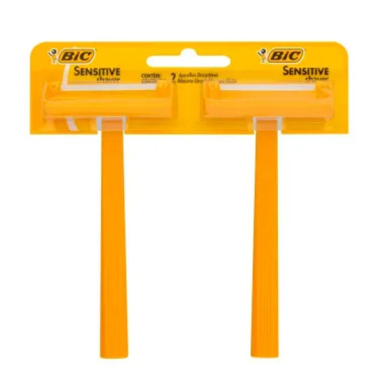 APARELHO BARBEAR BIC SENSITIVE SHAVER COM 2UND