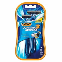 APARELHO DE BARBEAREAR BIC COMFORT 3 PELE NORMAL C/ 2 UNID
